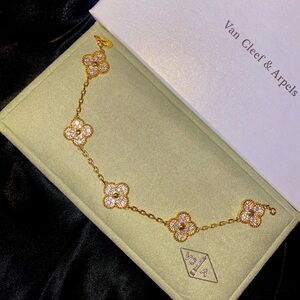 Van Cleef & Arpels Gold Clover Bracelet
